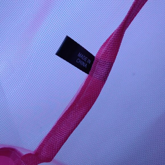 🎉CLOSET SALE🎉✨Chanel Paris Mesh Tote - Hot Pink - Picture 6 of 6